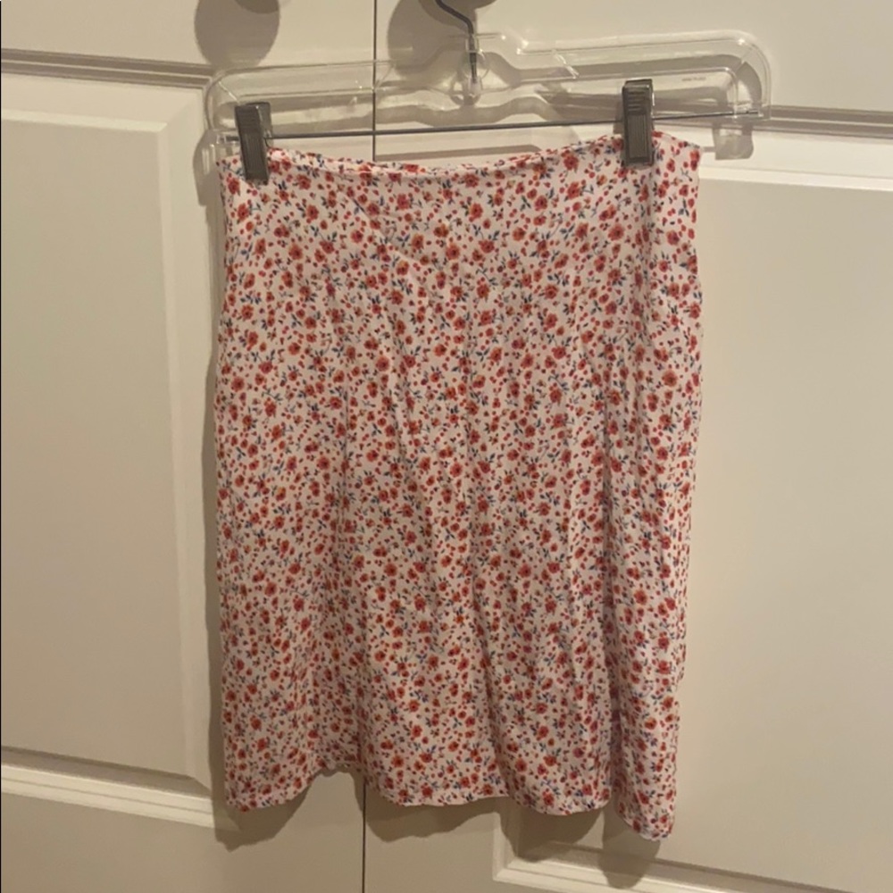 floral patterned brandy melville skirt
